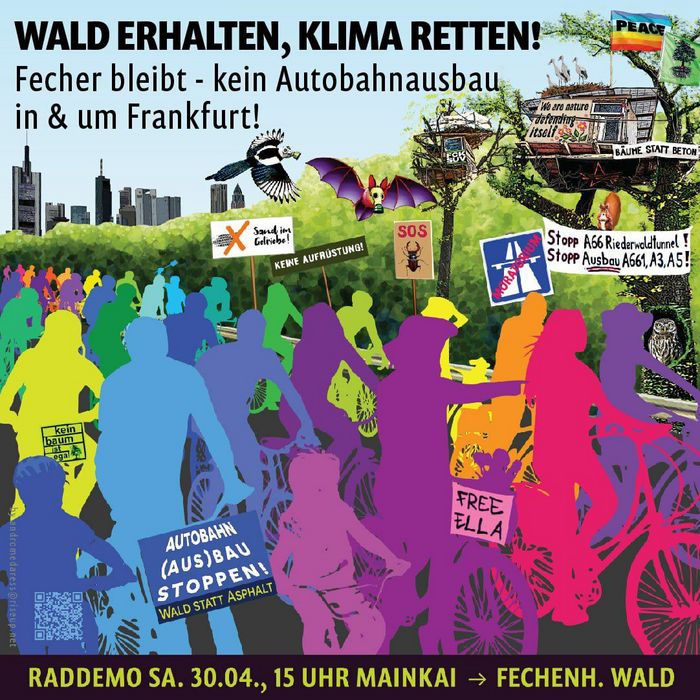 Plakat Fahrraddemo 30.4.2022