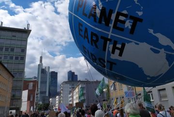 Klimastreik in Frankfurt am 24. September 2021