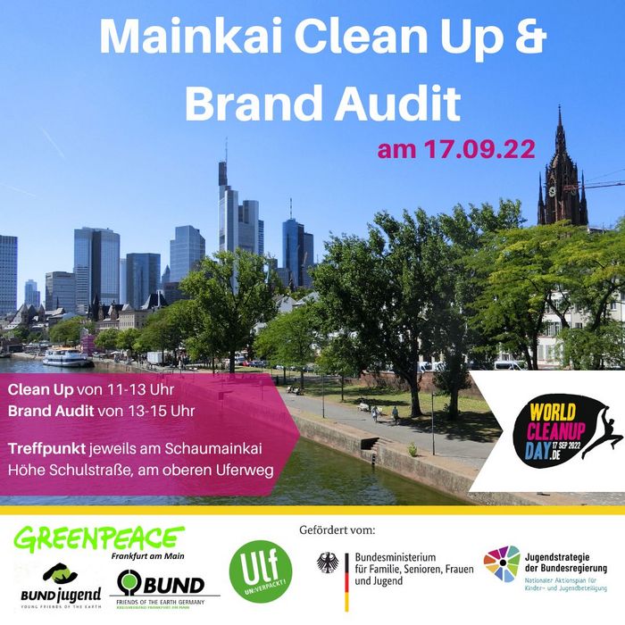 Flyer World Clean Up Day Schaumainkai
