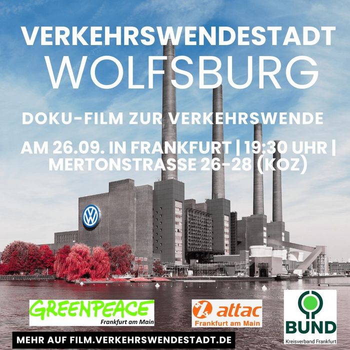 Verkehrswende VW Film in Frankfurt