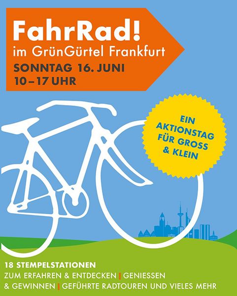 Werbeplakat GrünGürtel-Fahrradtag 2024