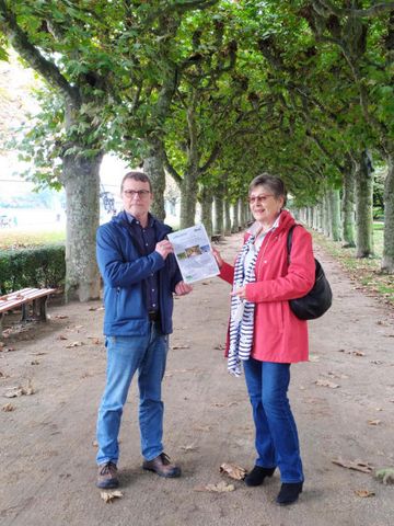 Der Sonderpreis für das Bild "Platanen-Allee Nizza" wird bekräftigt mit der Urkunde 