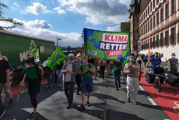 Klimastreik in Frankfurt am 24. September 2021