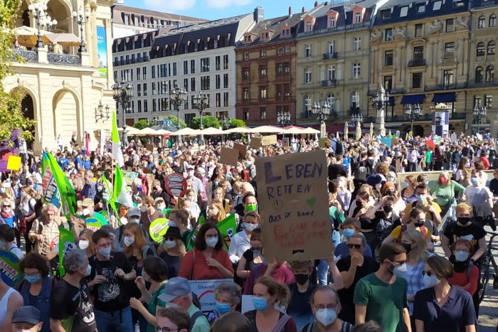 Klimastreik in Frankfurt am 24. September 2021