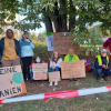 Protest unter der Rosskastanie