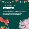 Werbegrafik von Lust auf besser Leben als Einladung zur Abschlussfeier