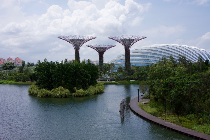 Gartenpark in Singapur
